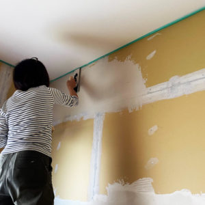 回遊性のある平屋『ロングバケーション』塗壁でした